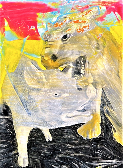 SOLD OUT - "Tiger Attacking Pig"