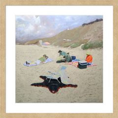 "Bearskin Rug on the Beach" Print $100-$225